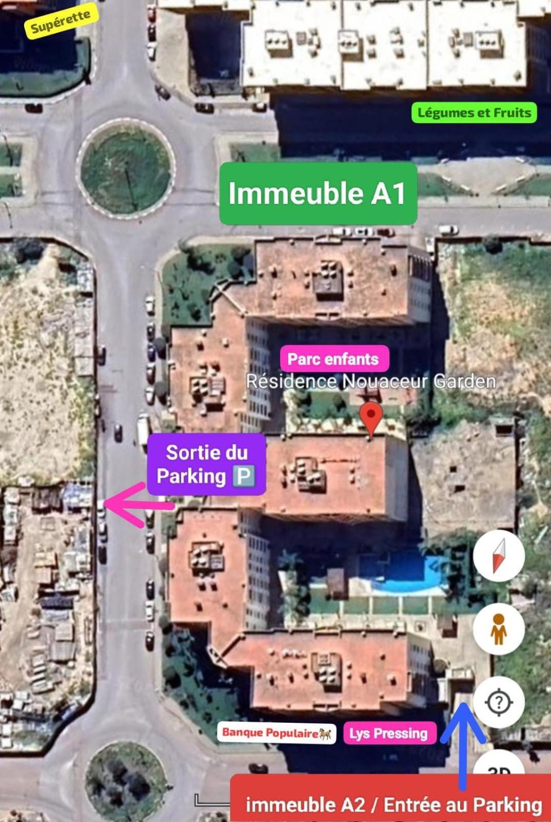 Standing, Calm A Nouaceur, Parking, Piscine, A 4min De L'aeroport